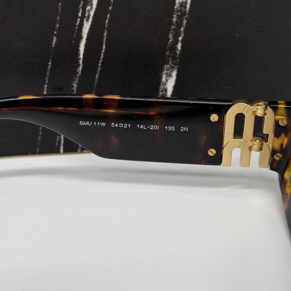 NEW MIU MIU MU11WS 14L20I WOMEN SUNGLASSES, MIU MIU MU 11WS 14L20I, SMU 11W - Picture 9 of 11
